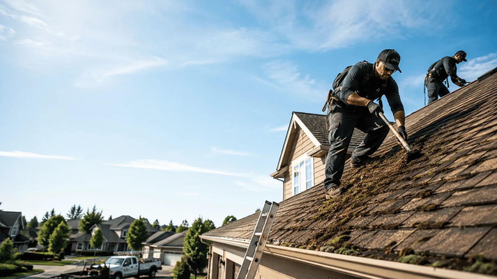 Roof Moss Removal in Stroh, IN near me